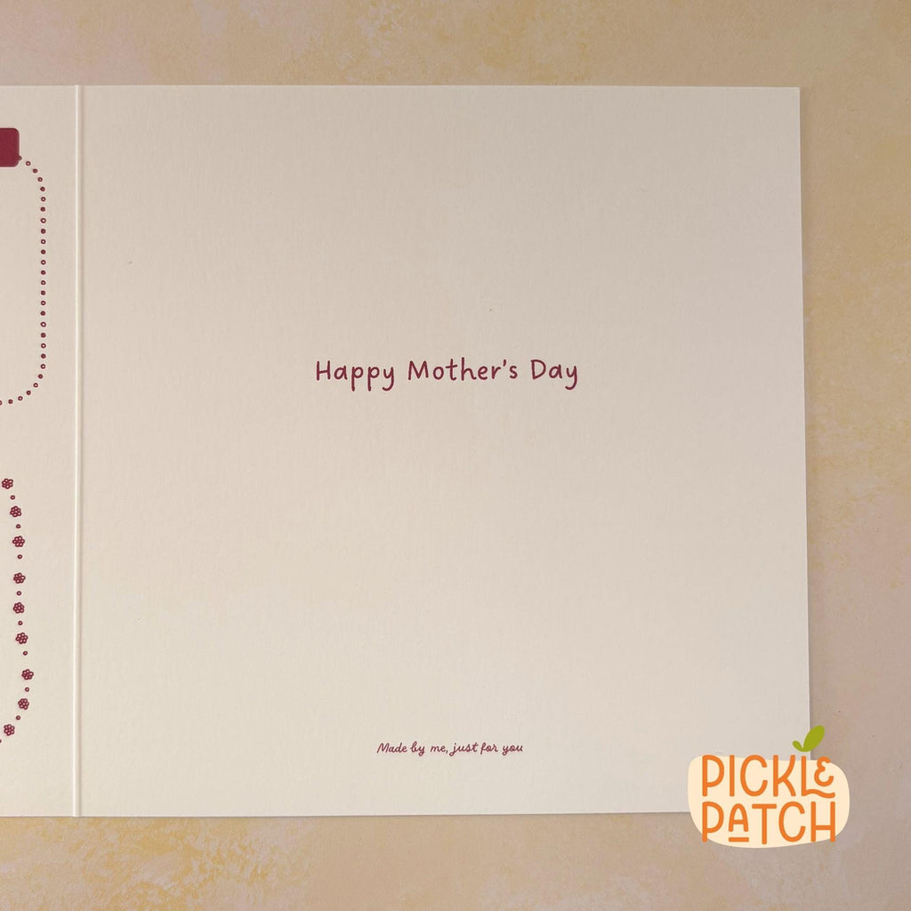 Sentimental Mother's Day Card – Personalised Keepsake Gift