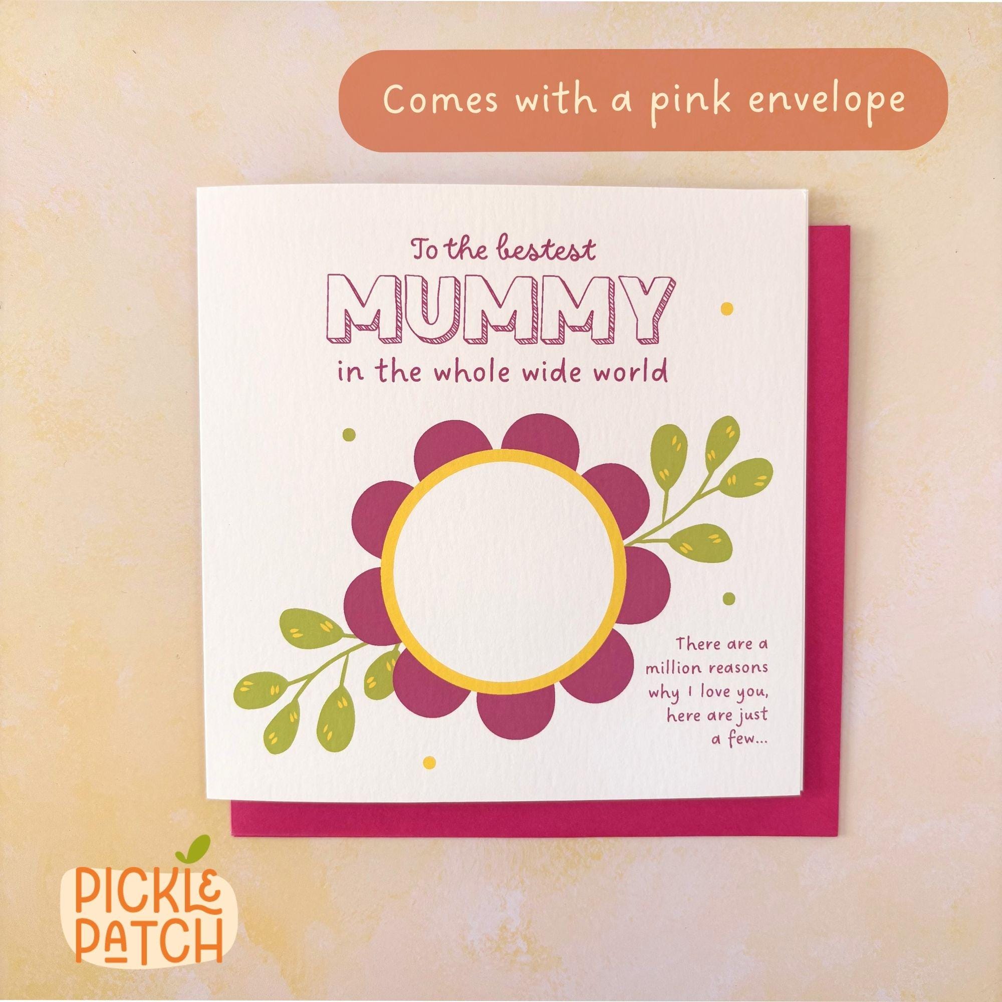 Sentimental Mother's Day Card – Personalised Keepsake Gift
