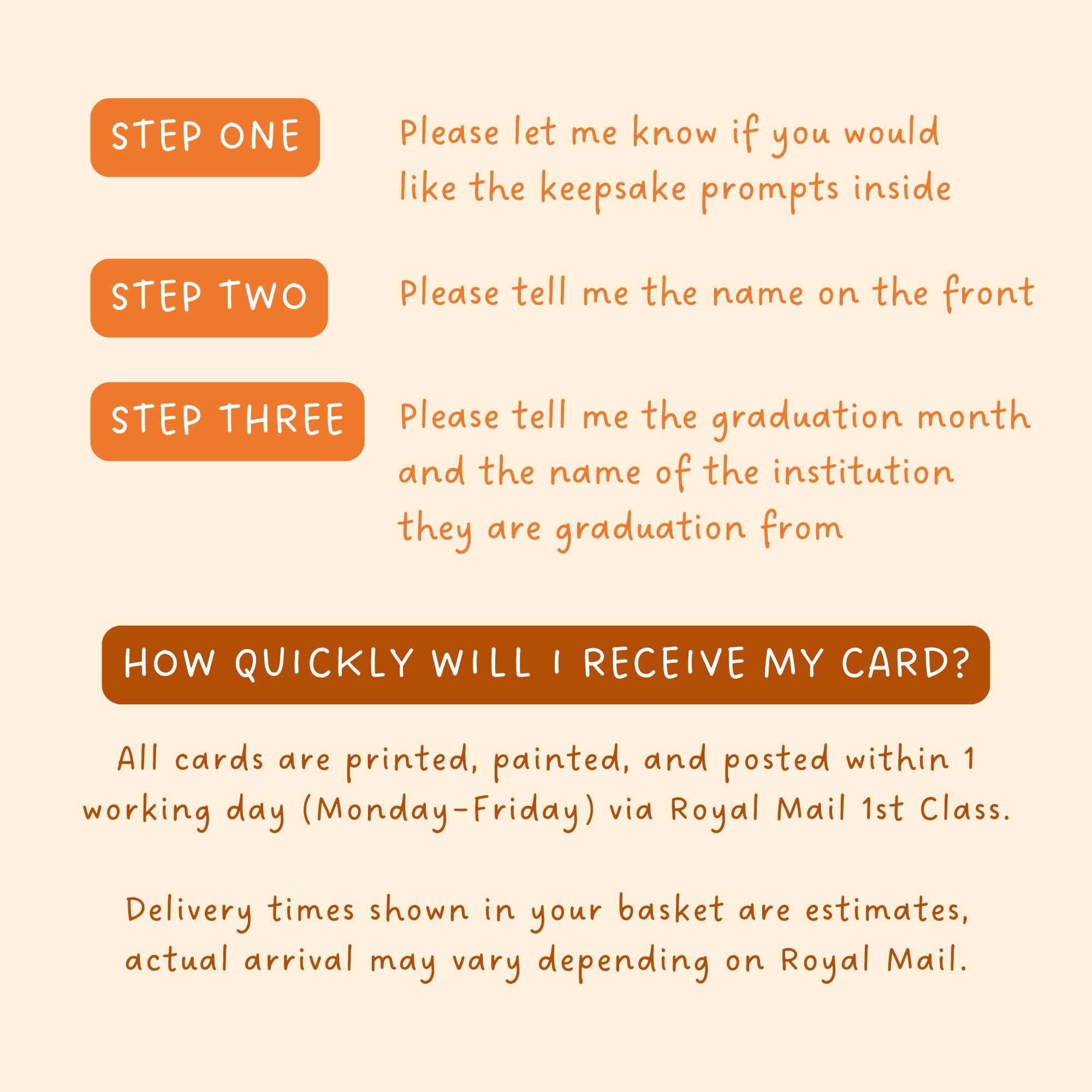 University Graduation Card