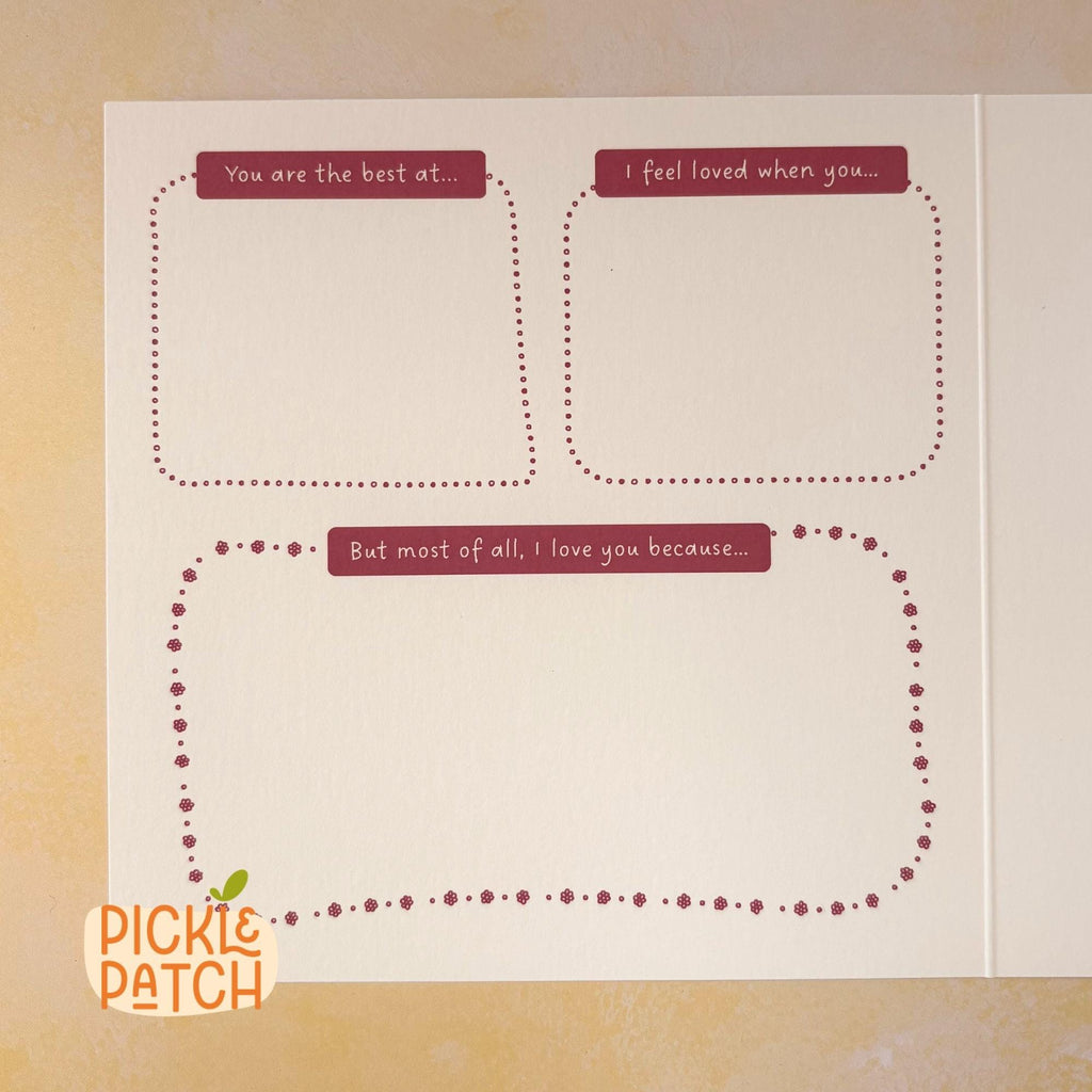 Sentimental Mother's Day Card – Personalised Keepsake Gift