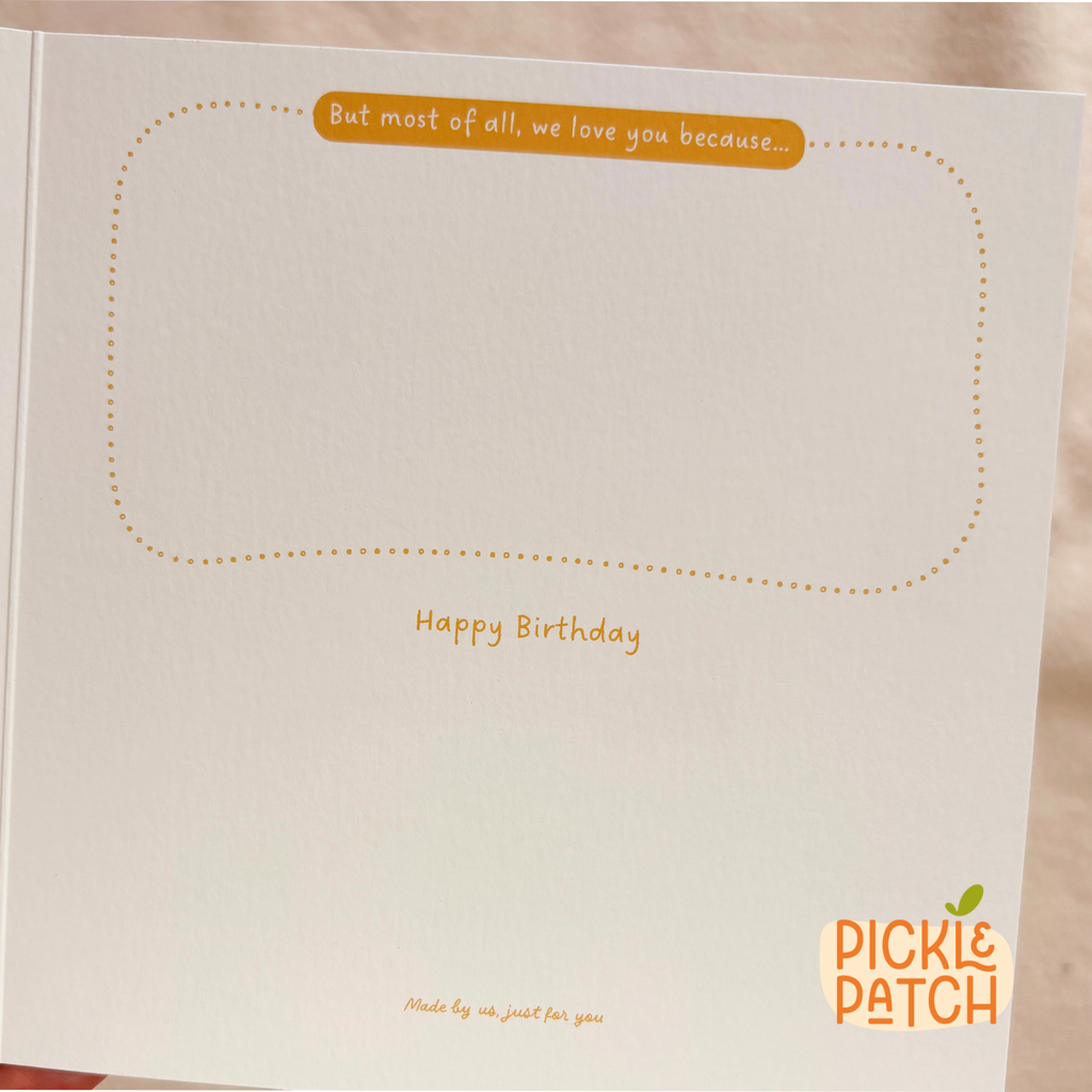 Personalised Floral Birthday Card