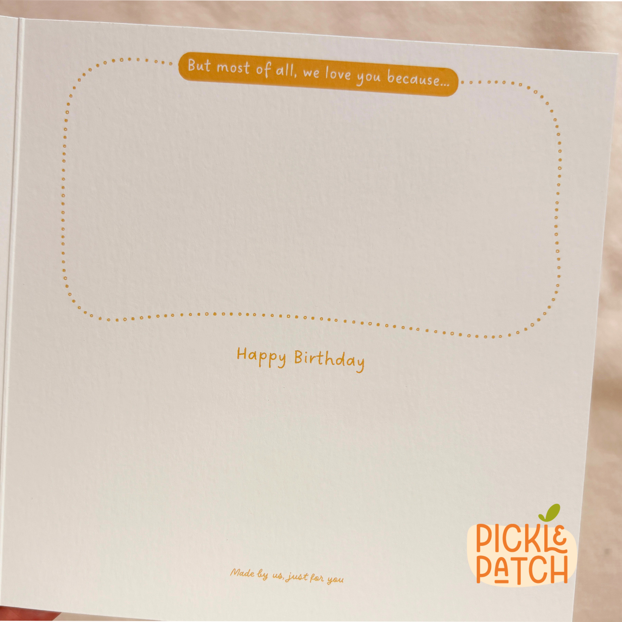 Personalised Floral Birthday Card