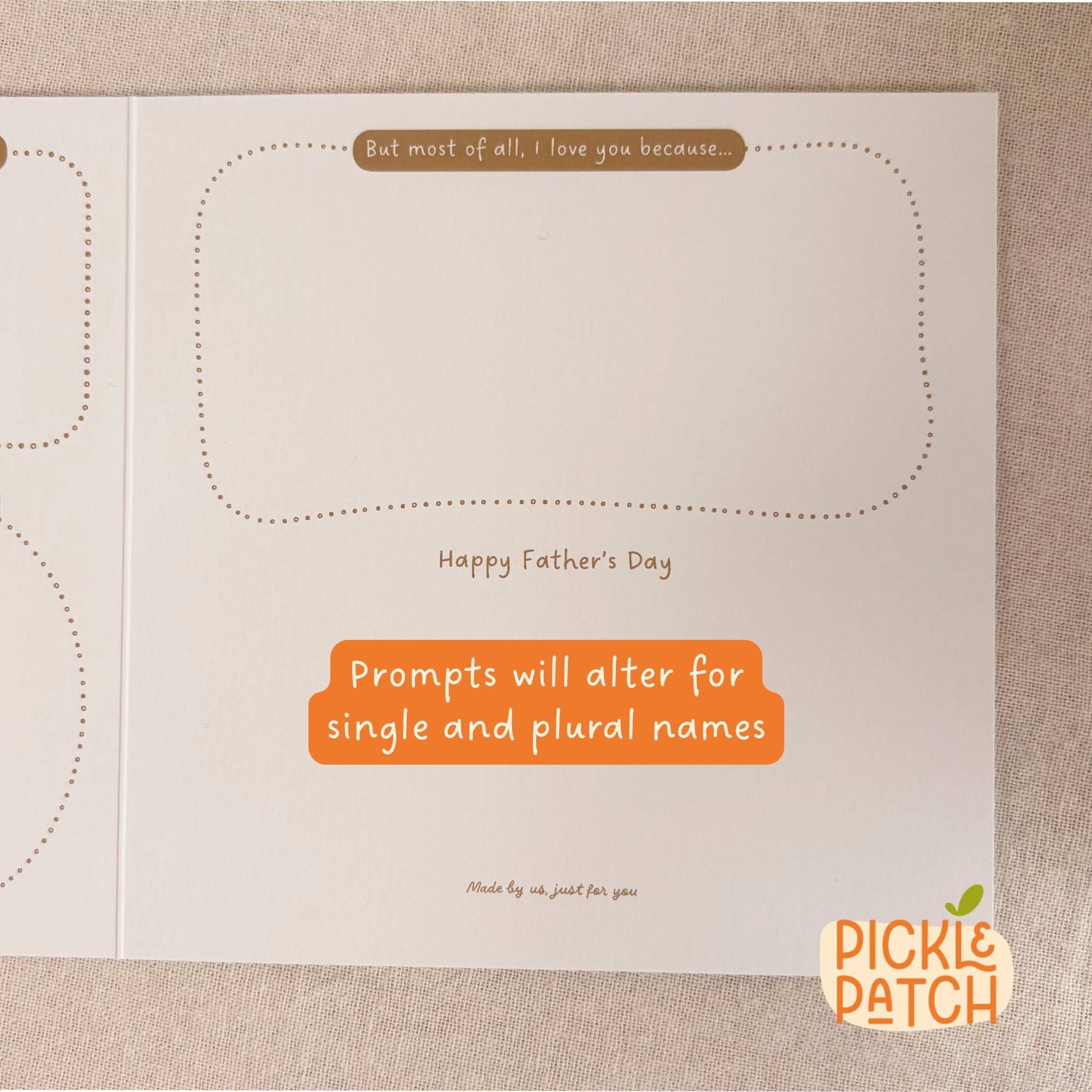 Daddy Keepsake Poem Father's Day Card