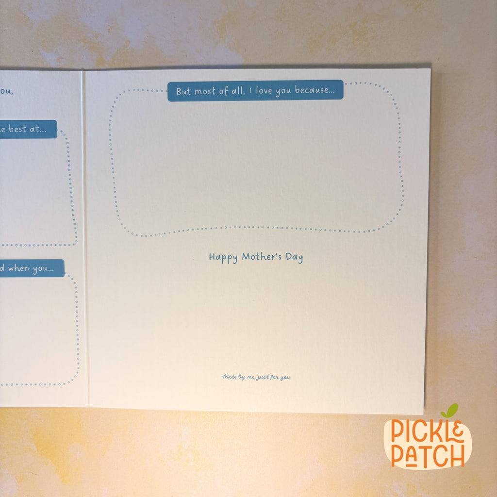Personalised Mothers Day Card – Sentimental Keepsake Gift