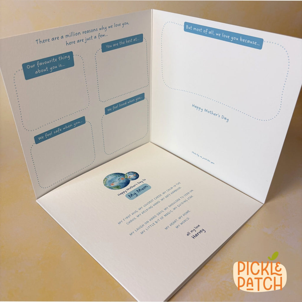 Personalised Mothers Day Card – Sentimental Keepsake Gift