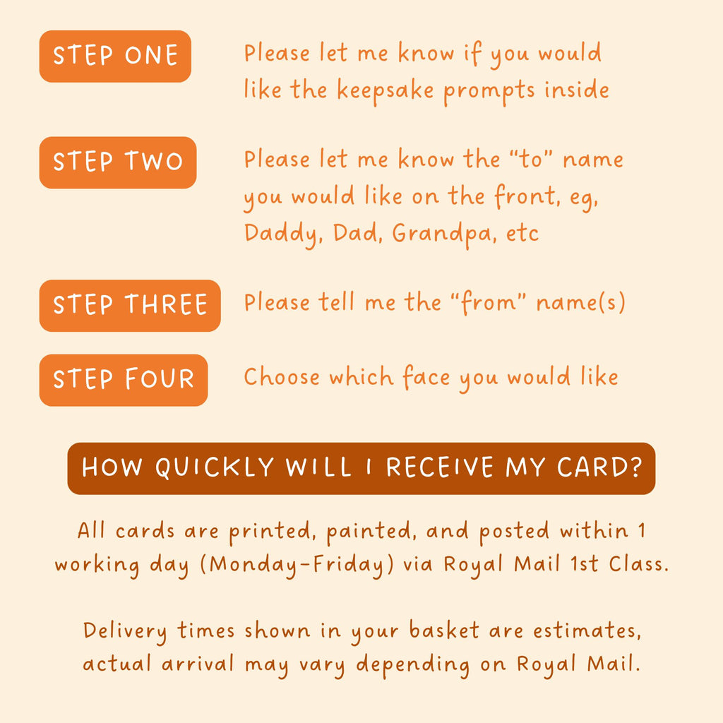 Personalised Interactive Father’s Day Card From Kids