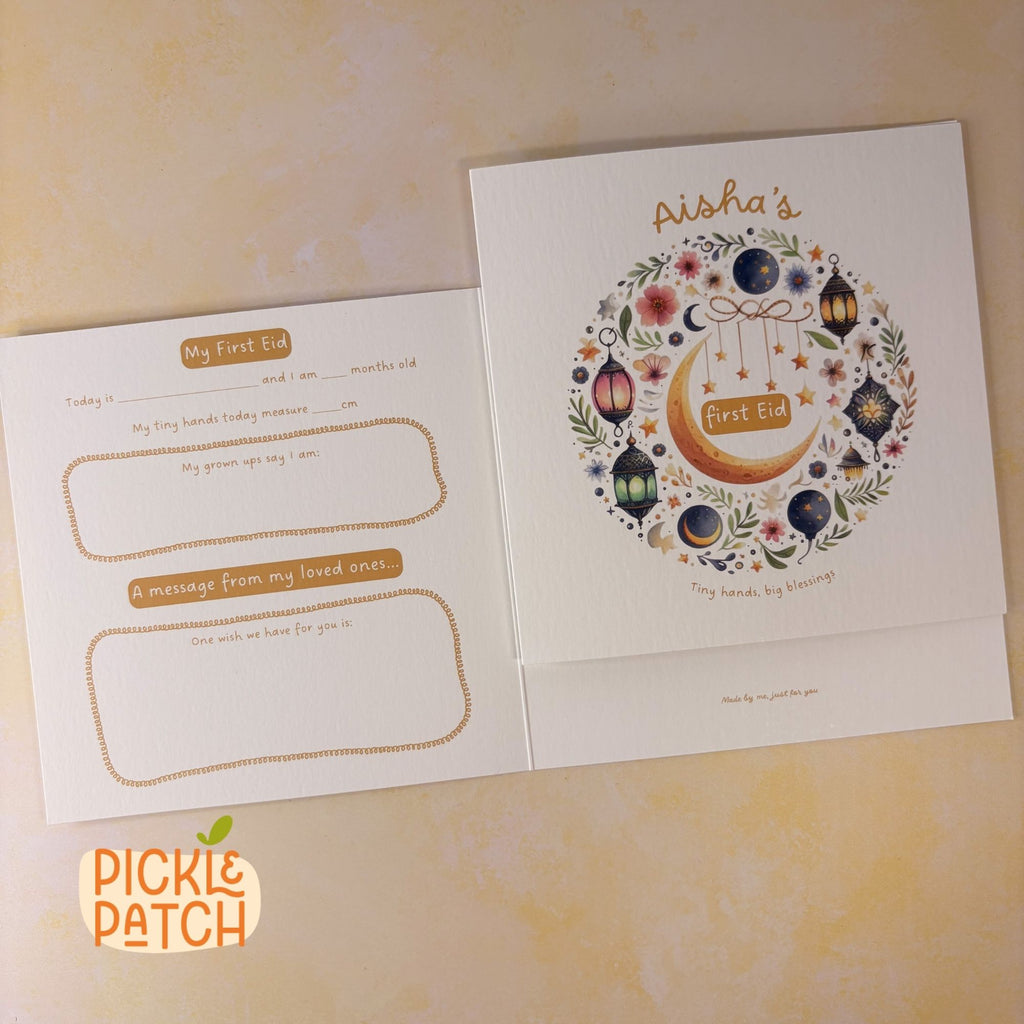 Personalised Baby’s First Eid Card – First Eid Keepsake
