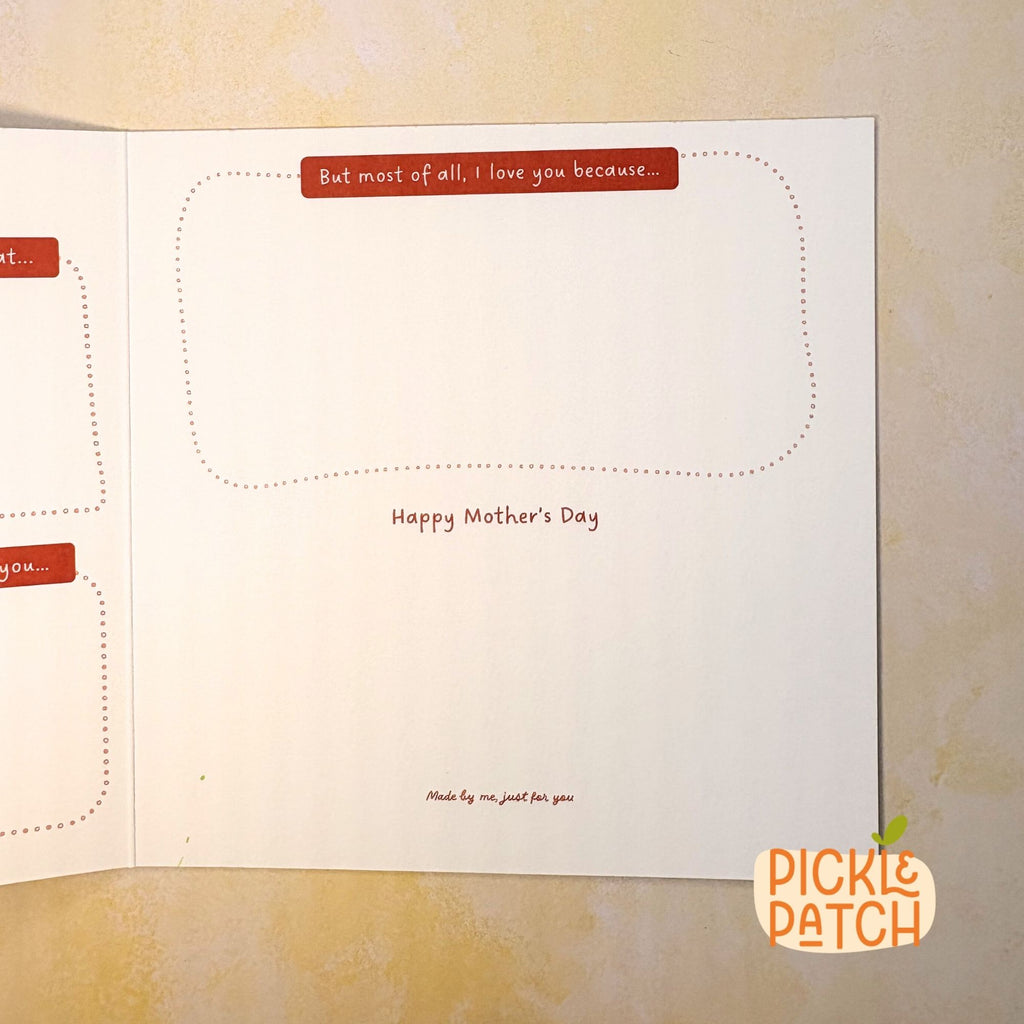 Personalised Mothers Day Card – Heartfelt Gift For Mum
