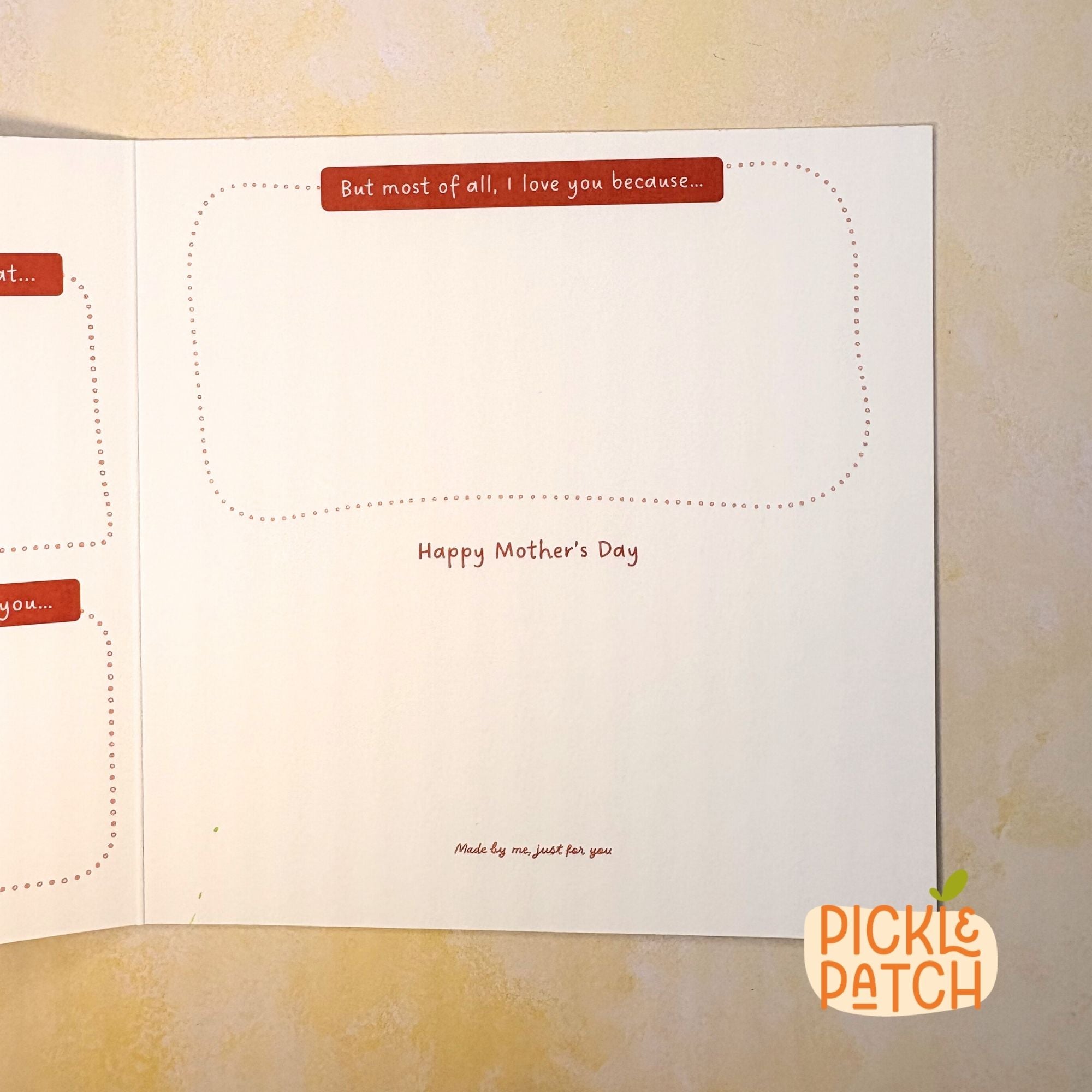 Personalised Mothers Day Card – Heartfelt Gift For Mum