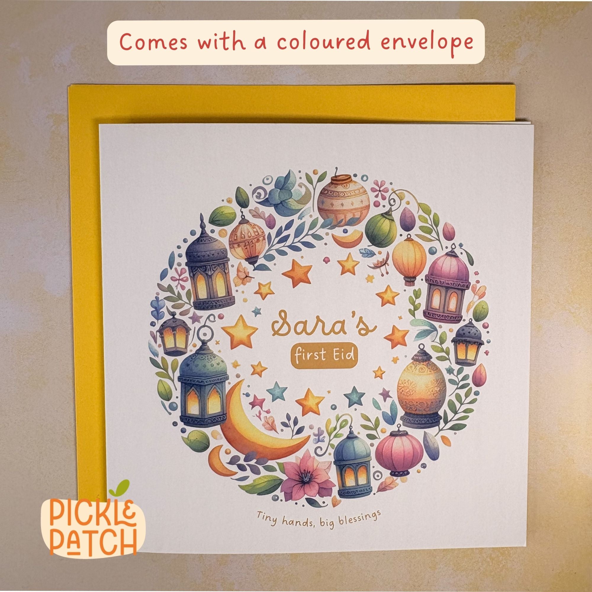 Personalised Baby’s First Eid Card – First Eid Keepsake