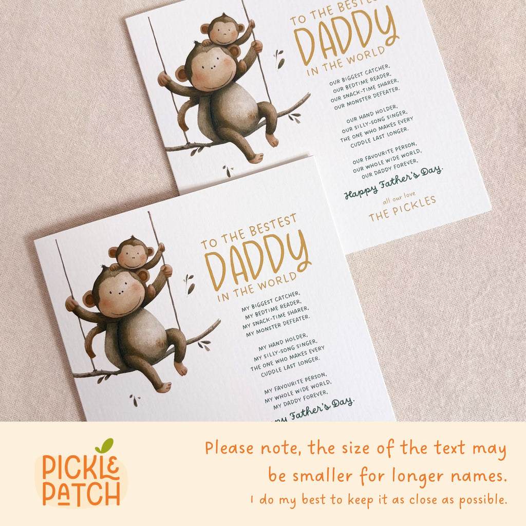 Personalised Father’s Day Card