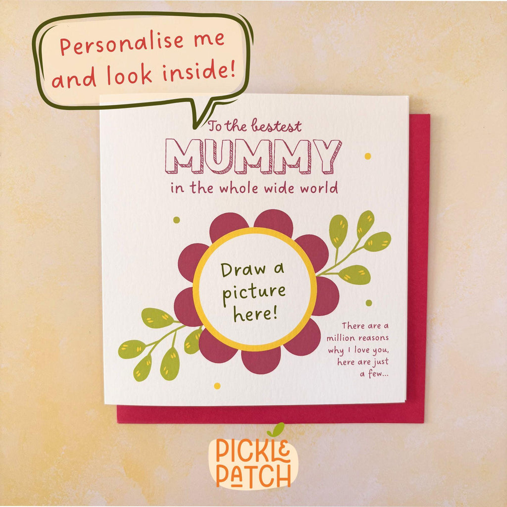 Sentimental Mother's Day Card – Personalised Keepsake Gift
