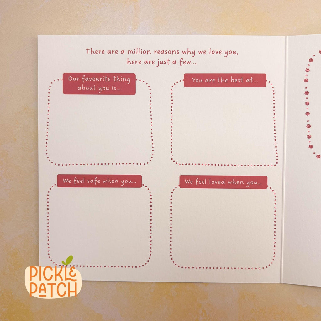 Personalised Mother’s Day Card from Kids – Draw A Picture For Mum