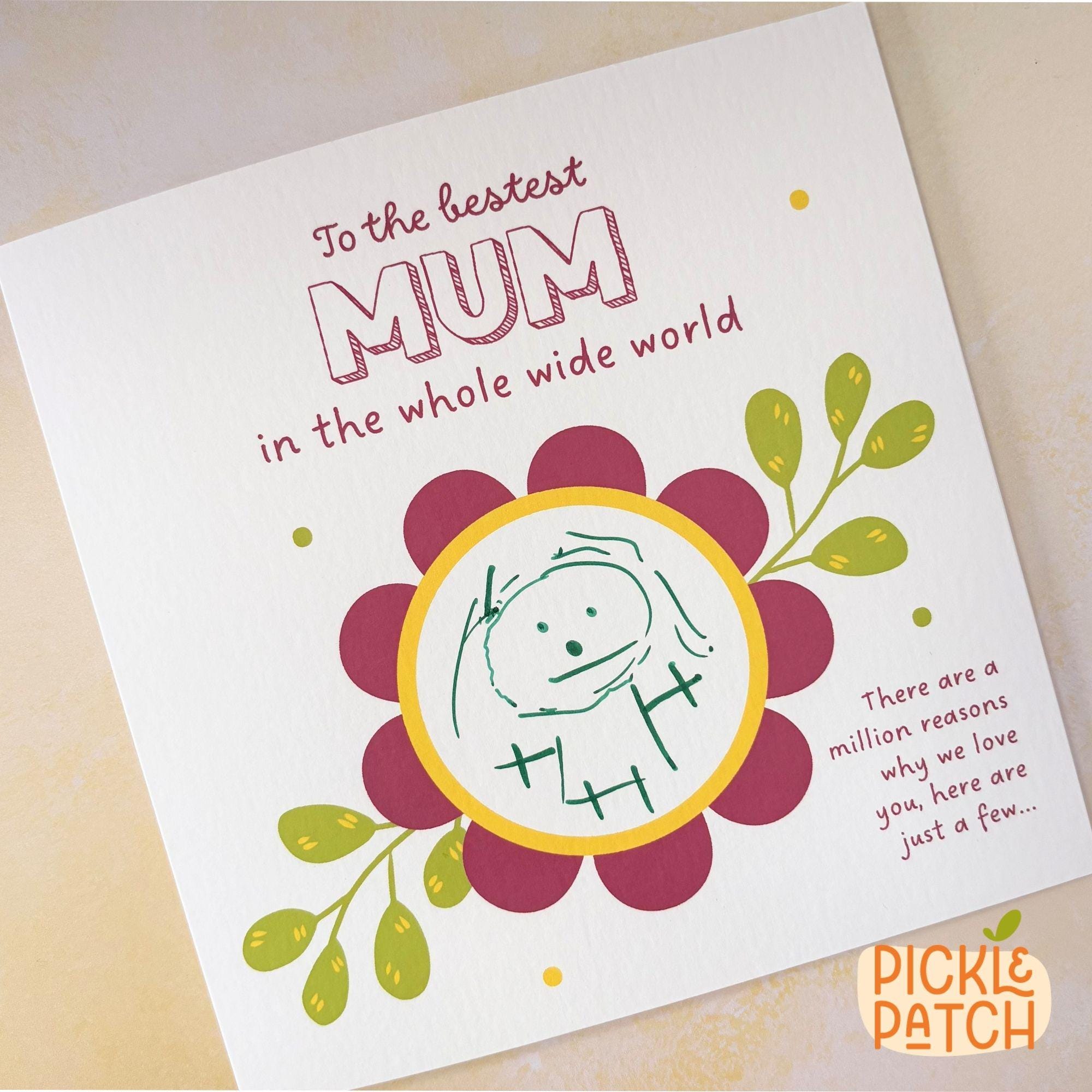 Sentimental Mother's Day Card – Personalised Keepsake Gift