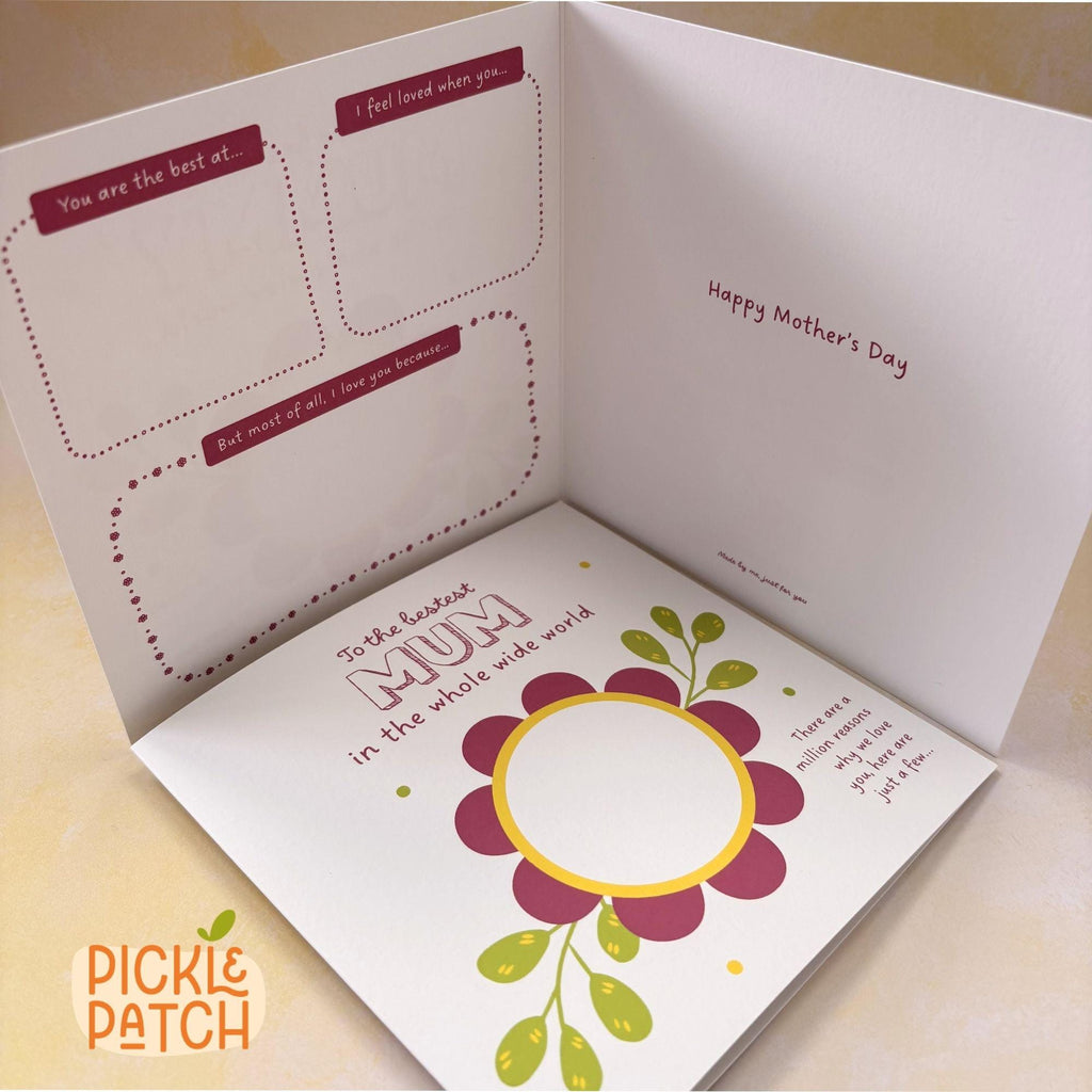 Sentimental Mother's Day Card – Personalised Keepsake Gift