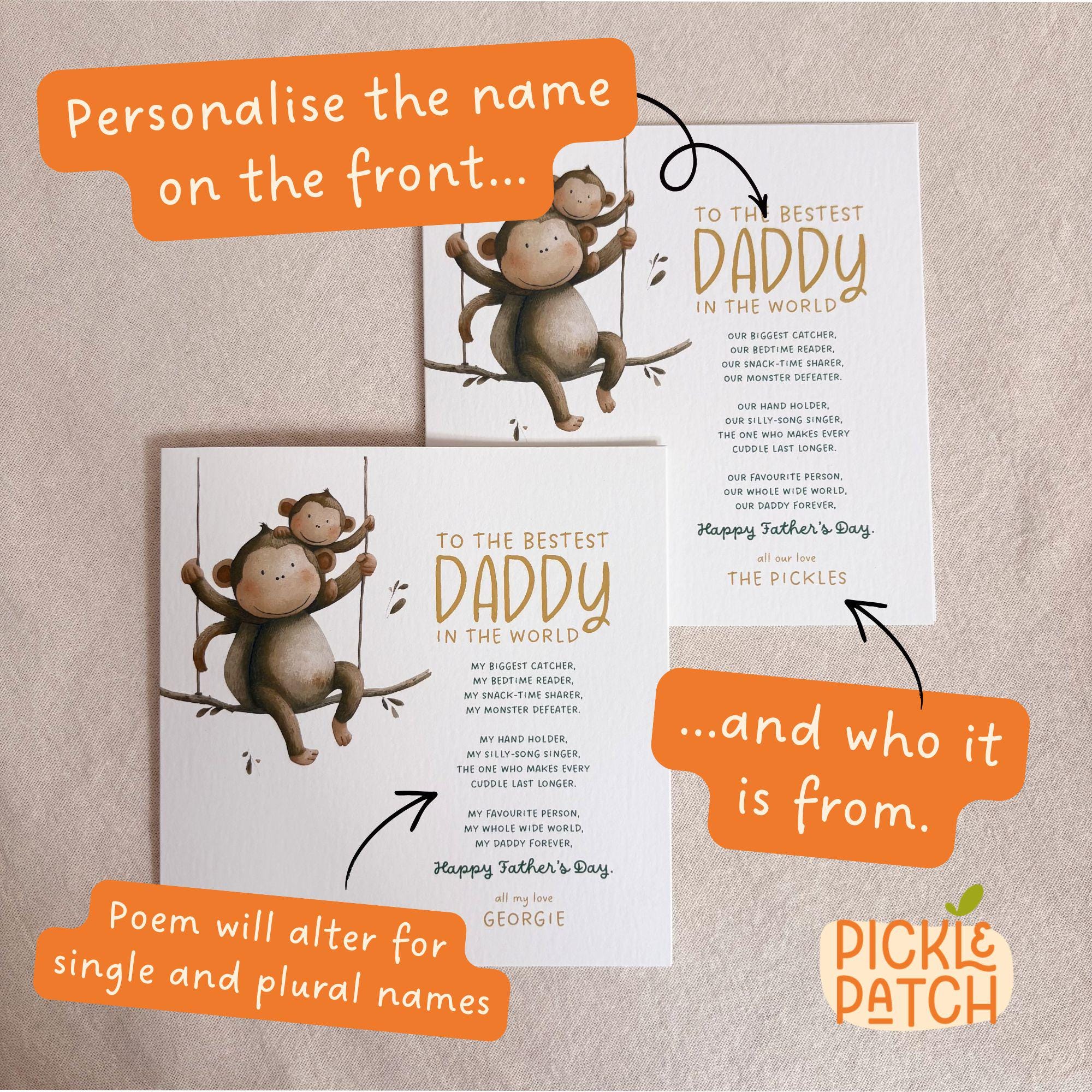 Personalised Father’s Day Card