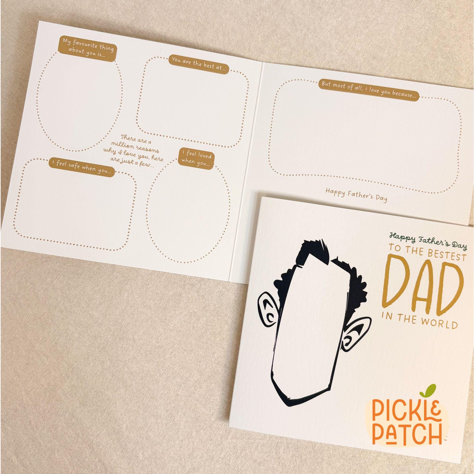 Personalised Interactive Father’s Day Card From Kids