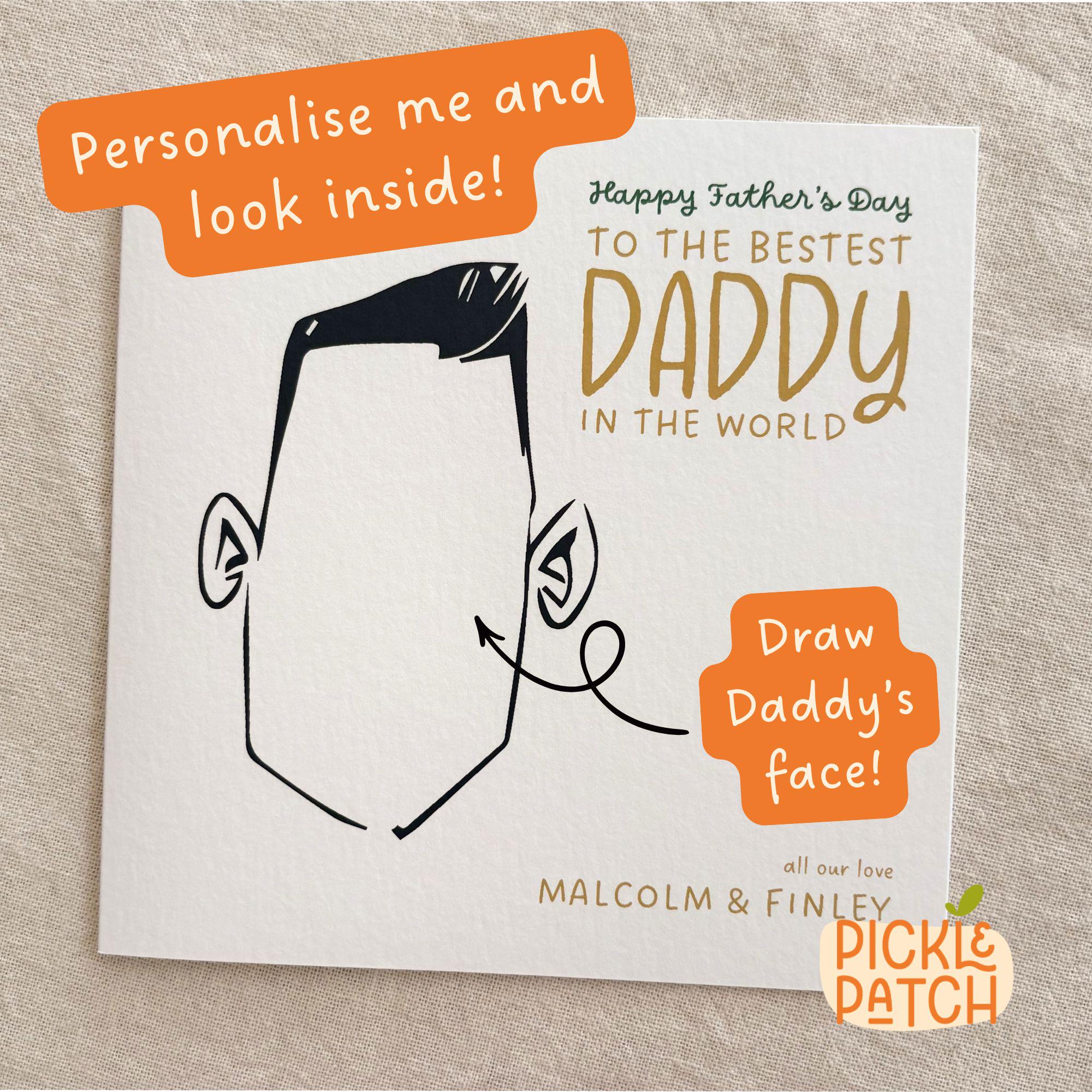 Personalised Interactive Father’s Day Card From Kids