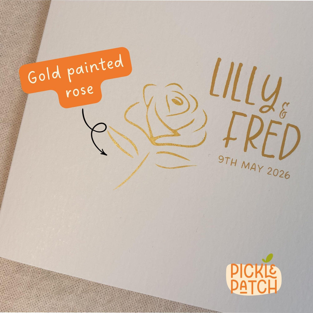 Personalised Wedding Card