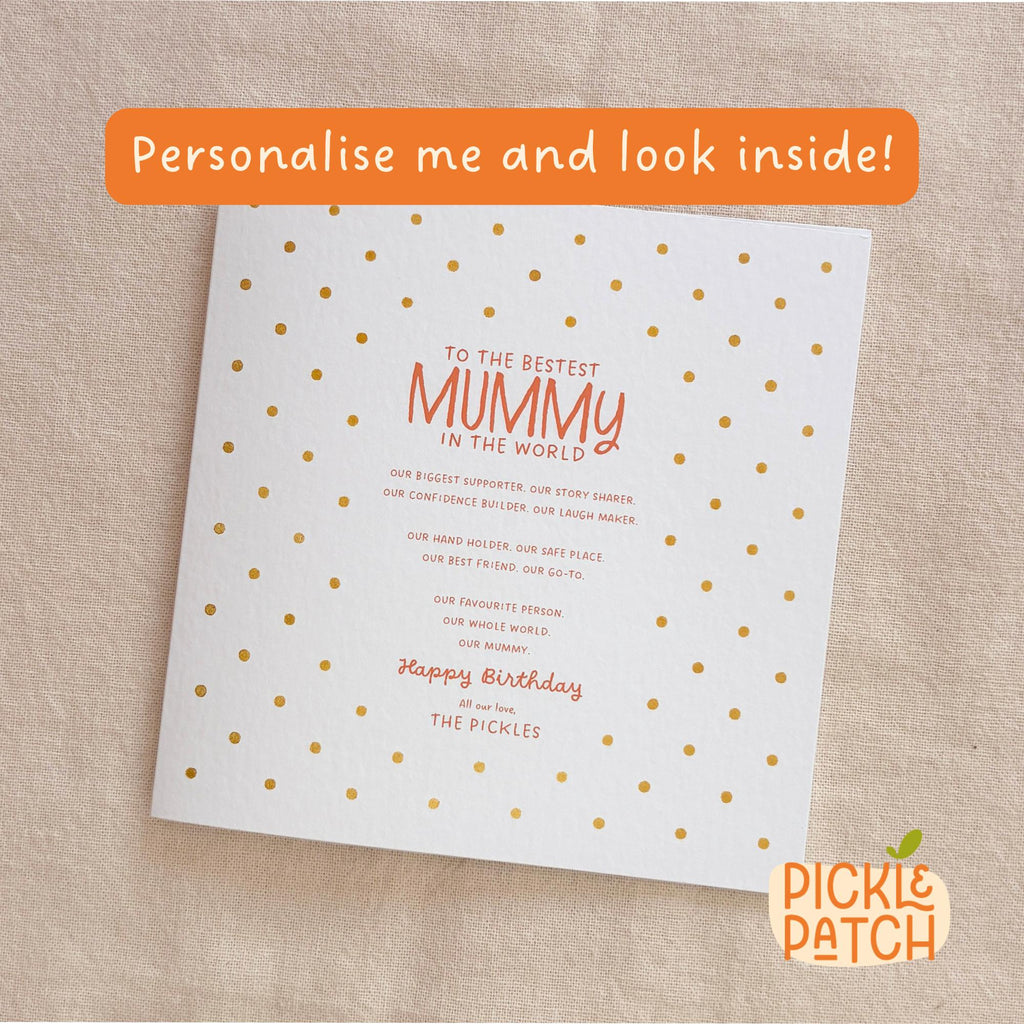 Personalised Birthday Card for a Someone Special