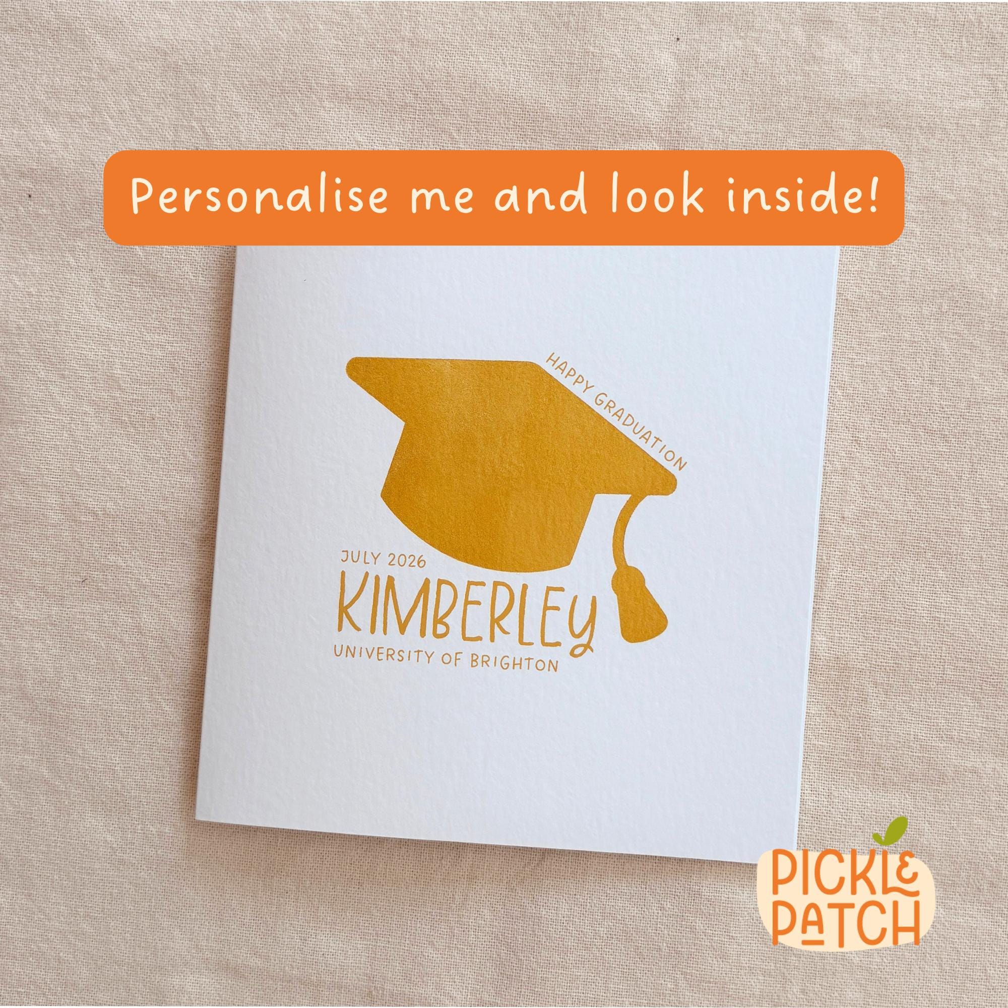 University Graduation Card