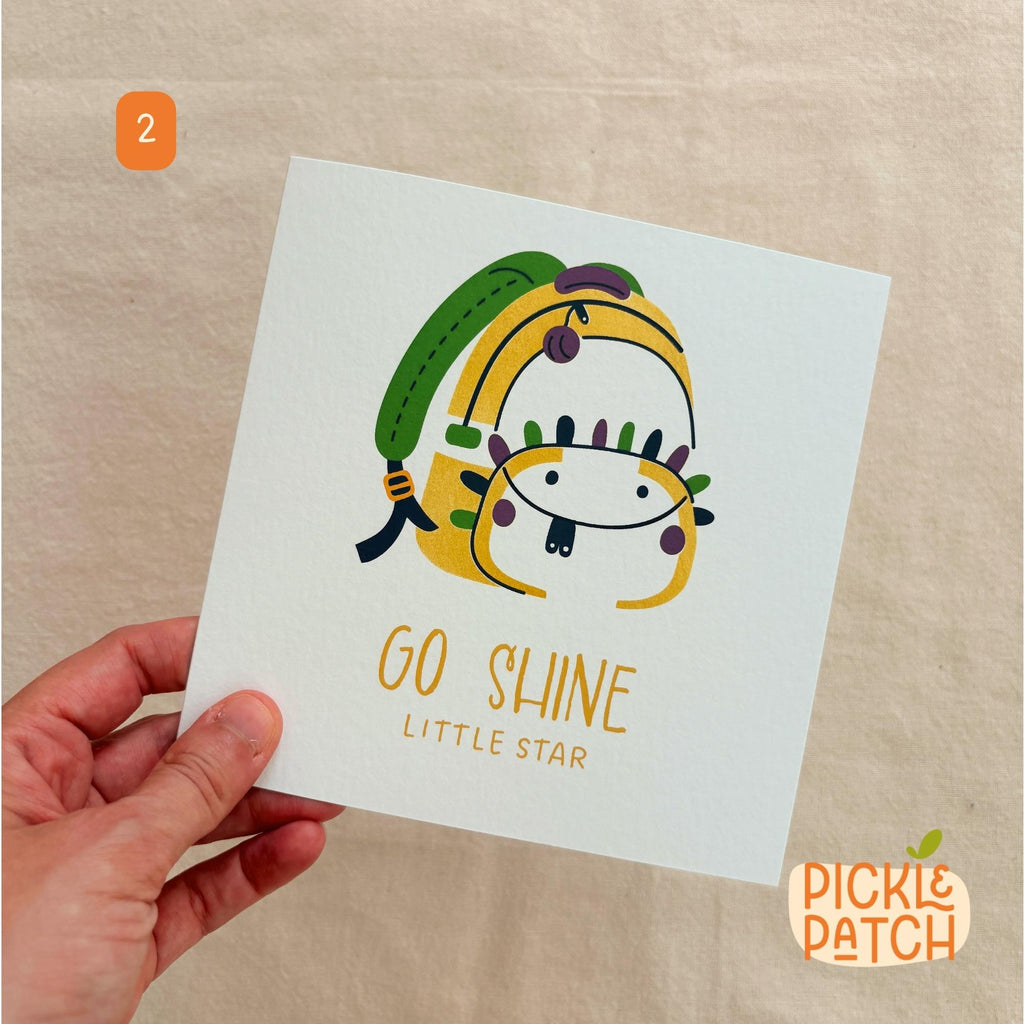 Personalised First Day of School Card