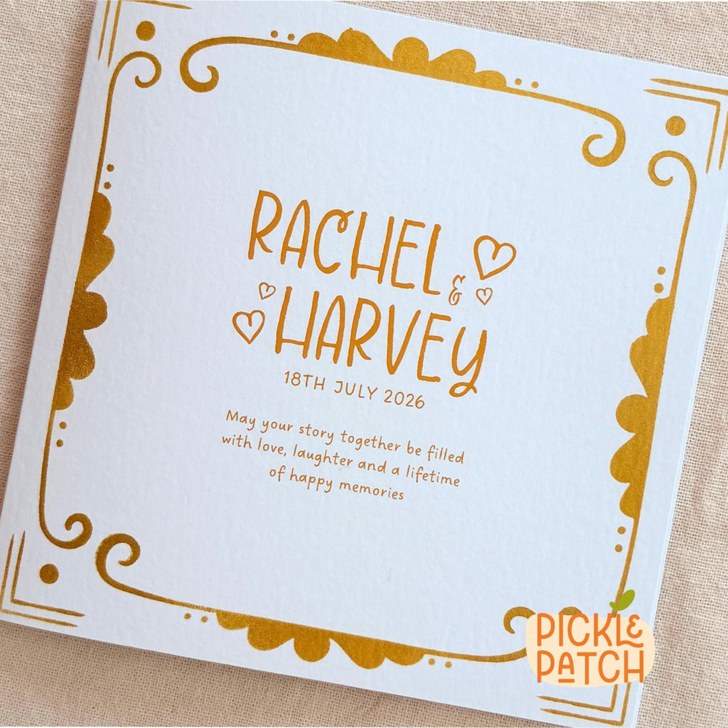 Personalised Wedding Keepsake Card