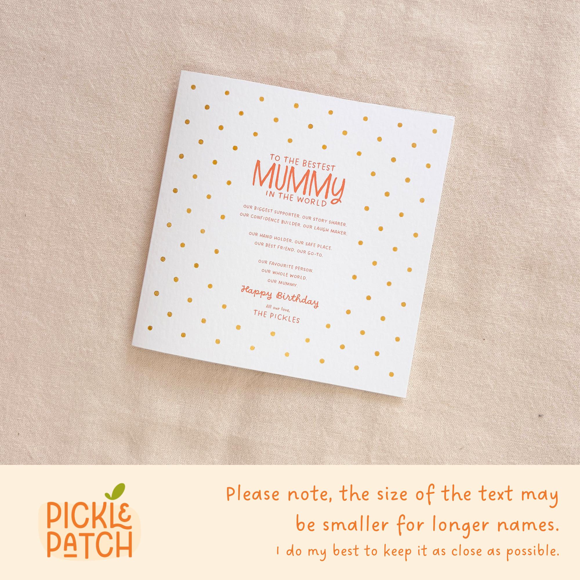 Personalised Birthday Card for a Someone Special