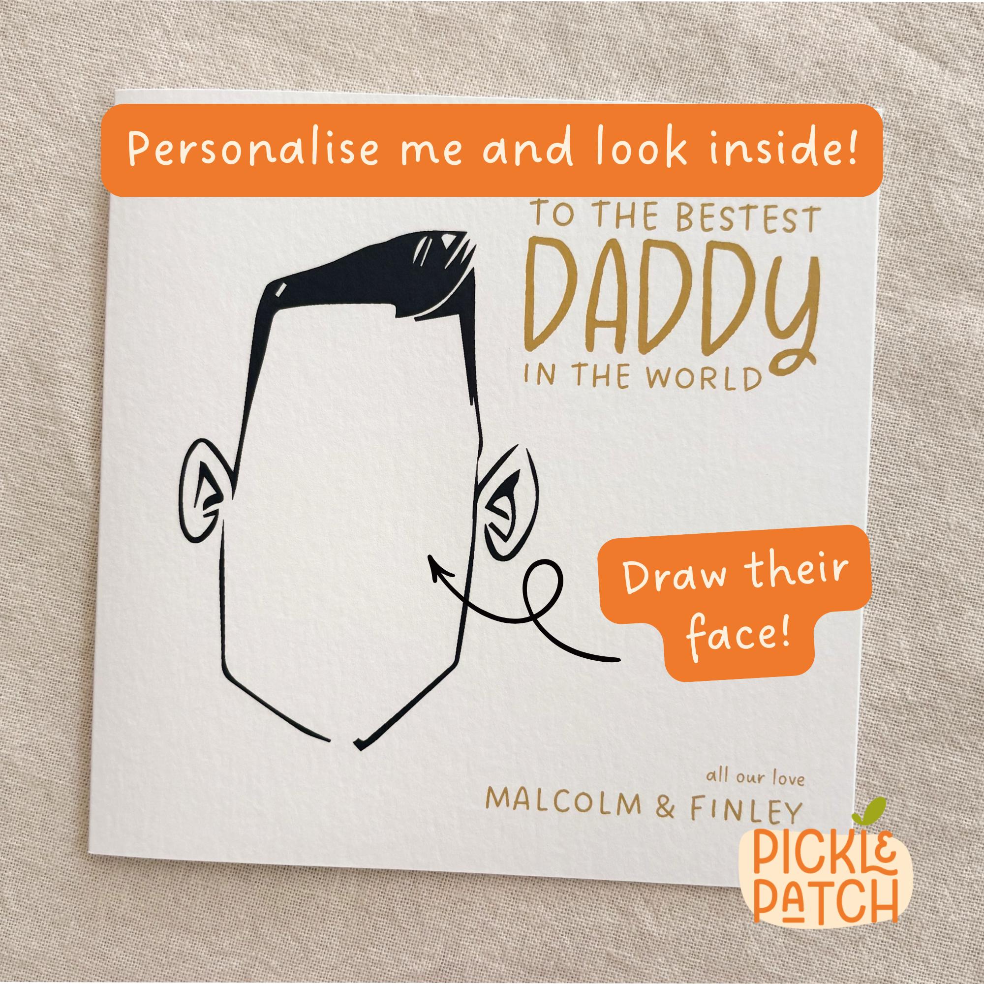 Personalised Birthday Card From The Kids