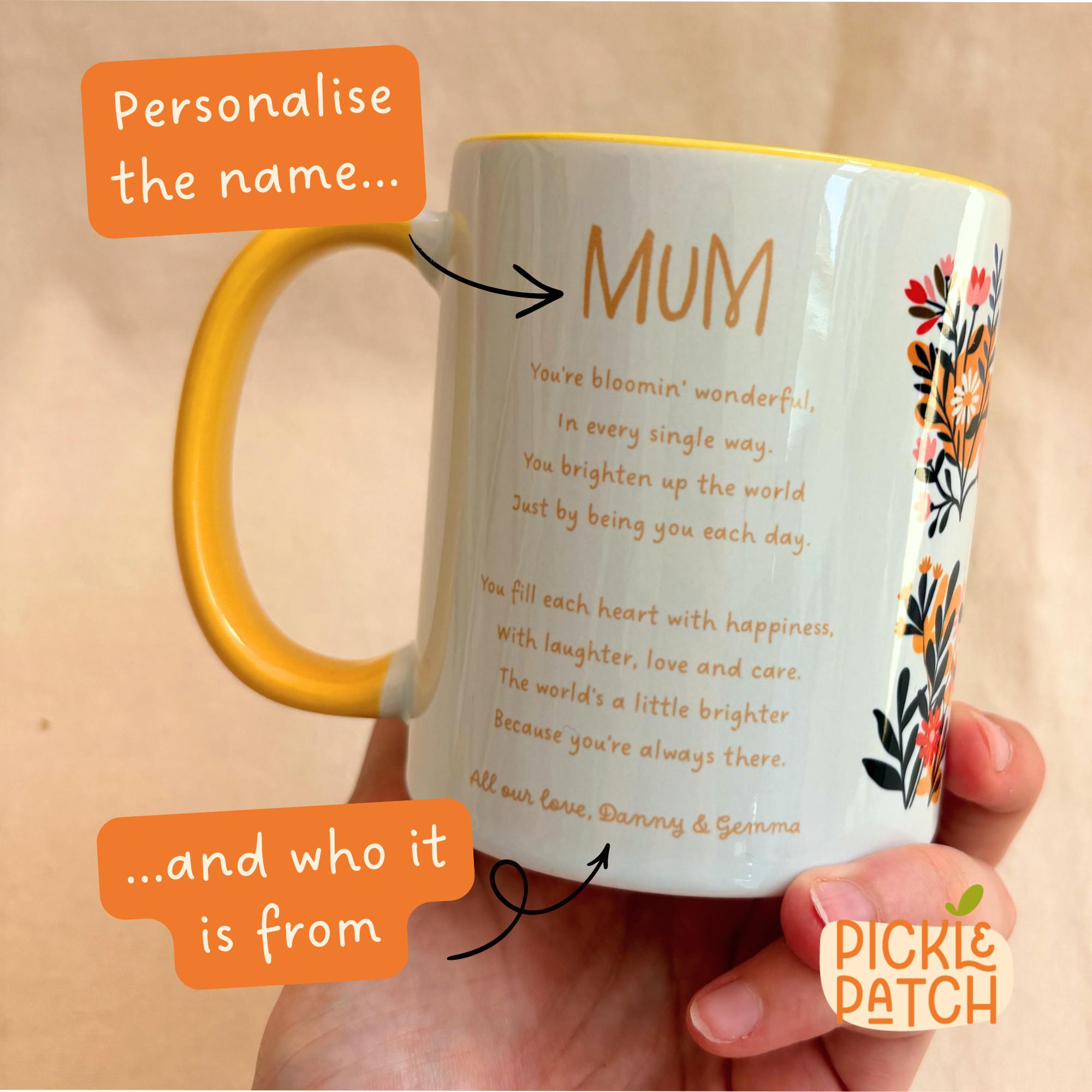 Personalised Ceramic Mug with Poem