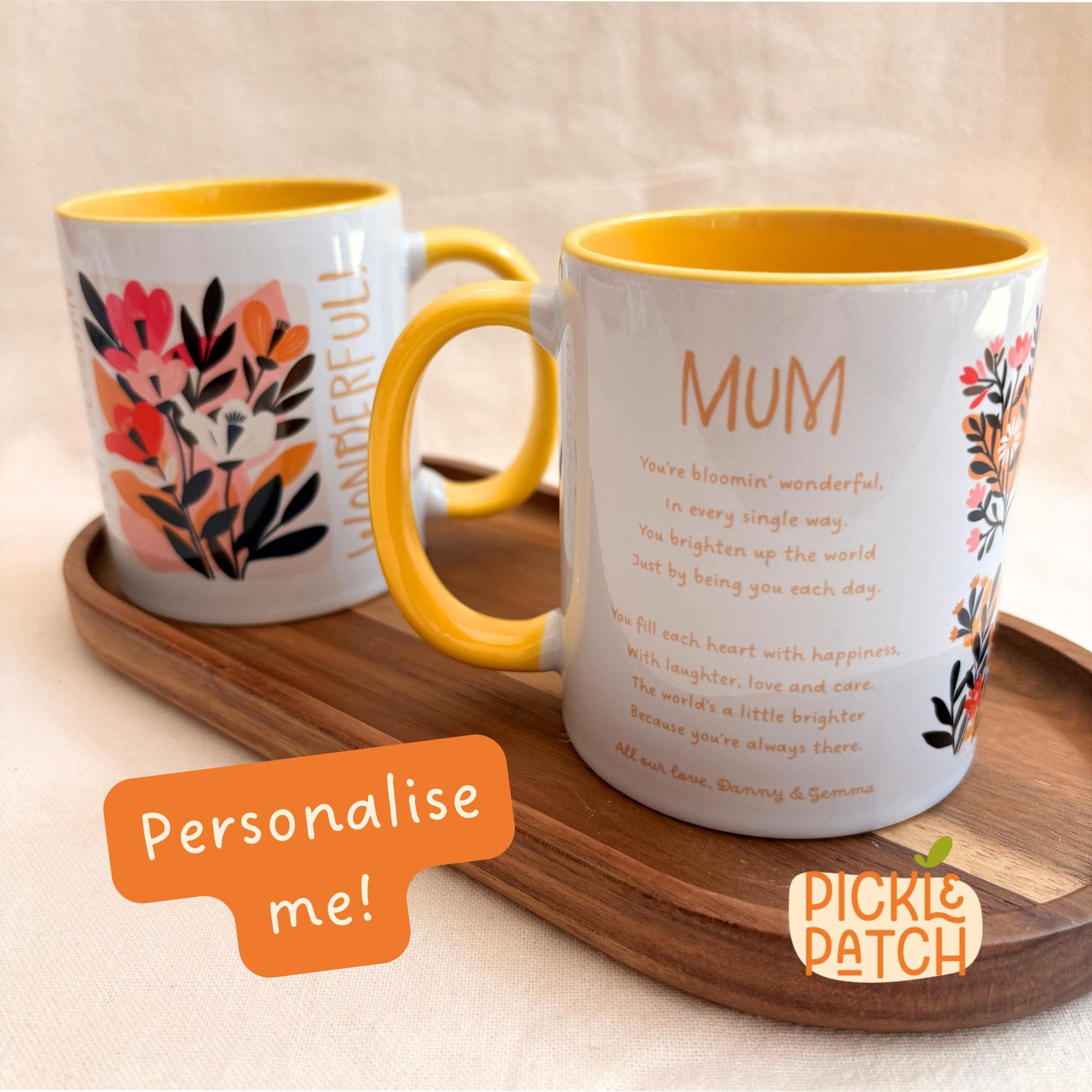 Personalised Ceramic Mug with Poem