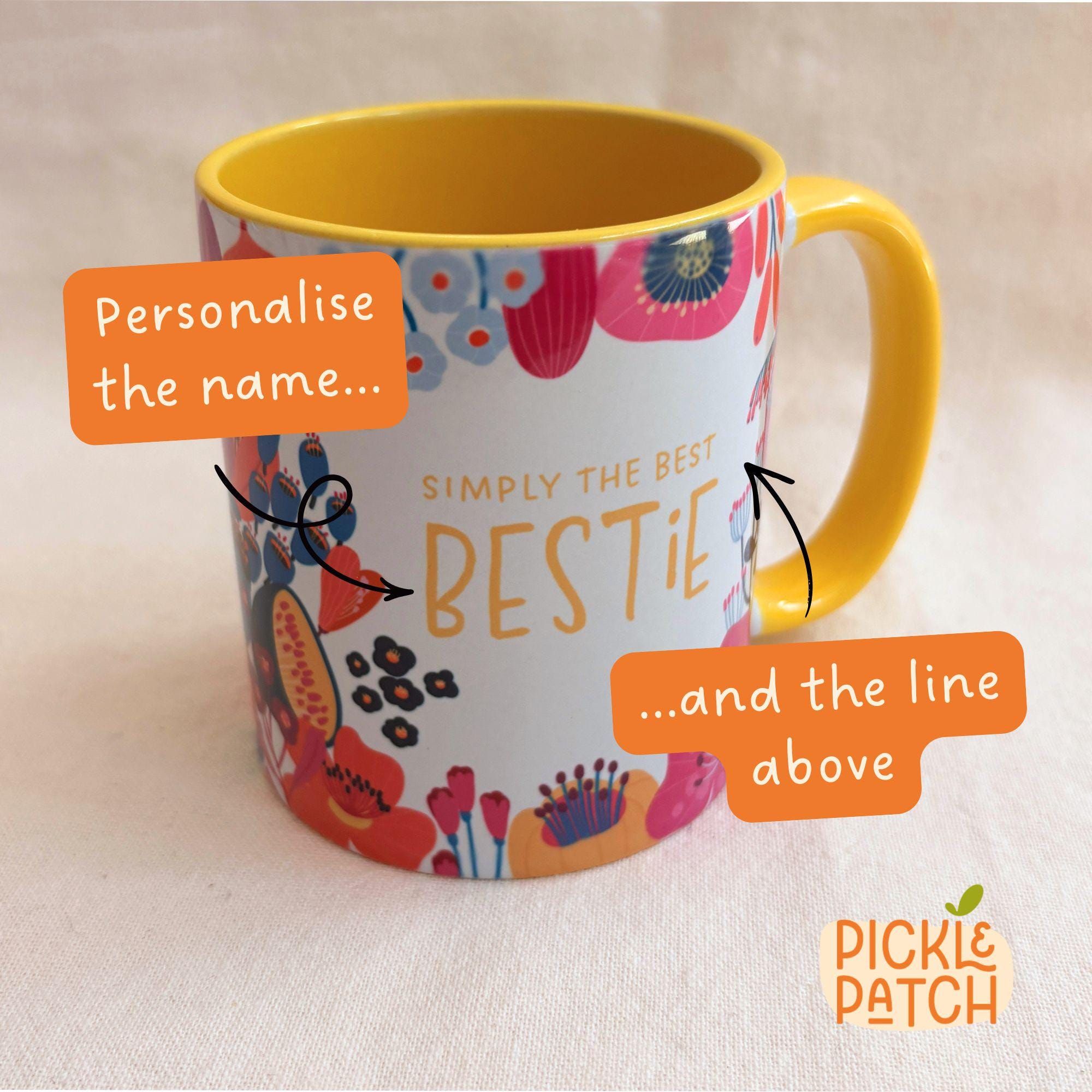 Personalised Ceramic Mug For Mummy Friends and Best Friends That Are Mums