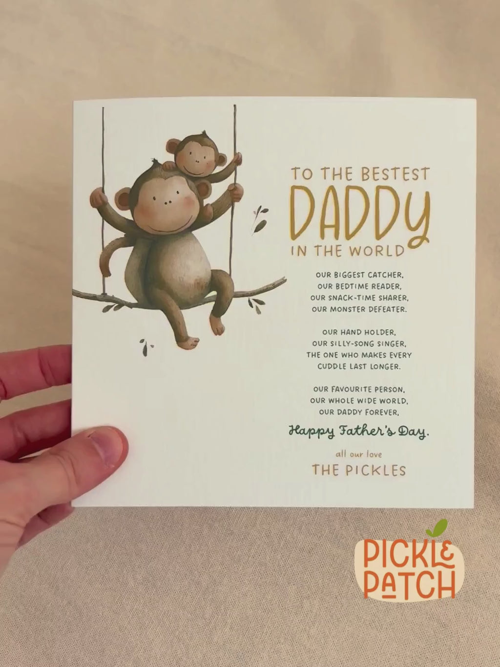 Personalised Father’s Day Card
